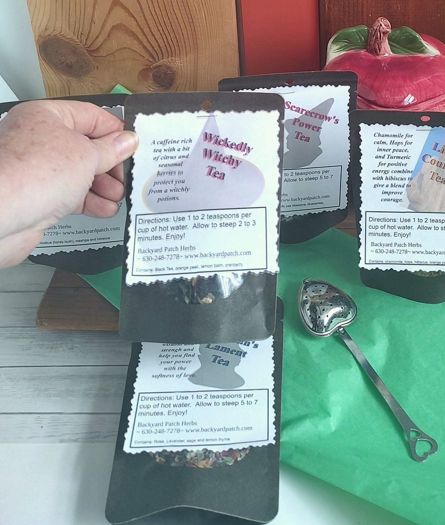 Wizard of Oz themed teas; Ruby Slippers, Wickedly Witchy and more
