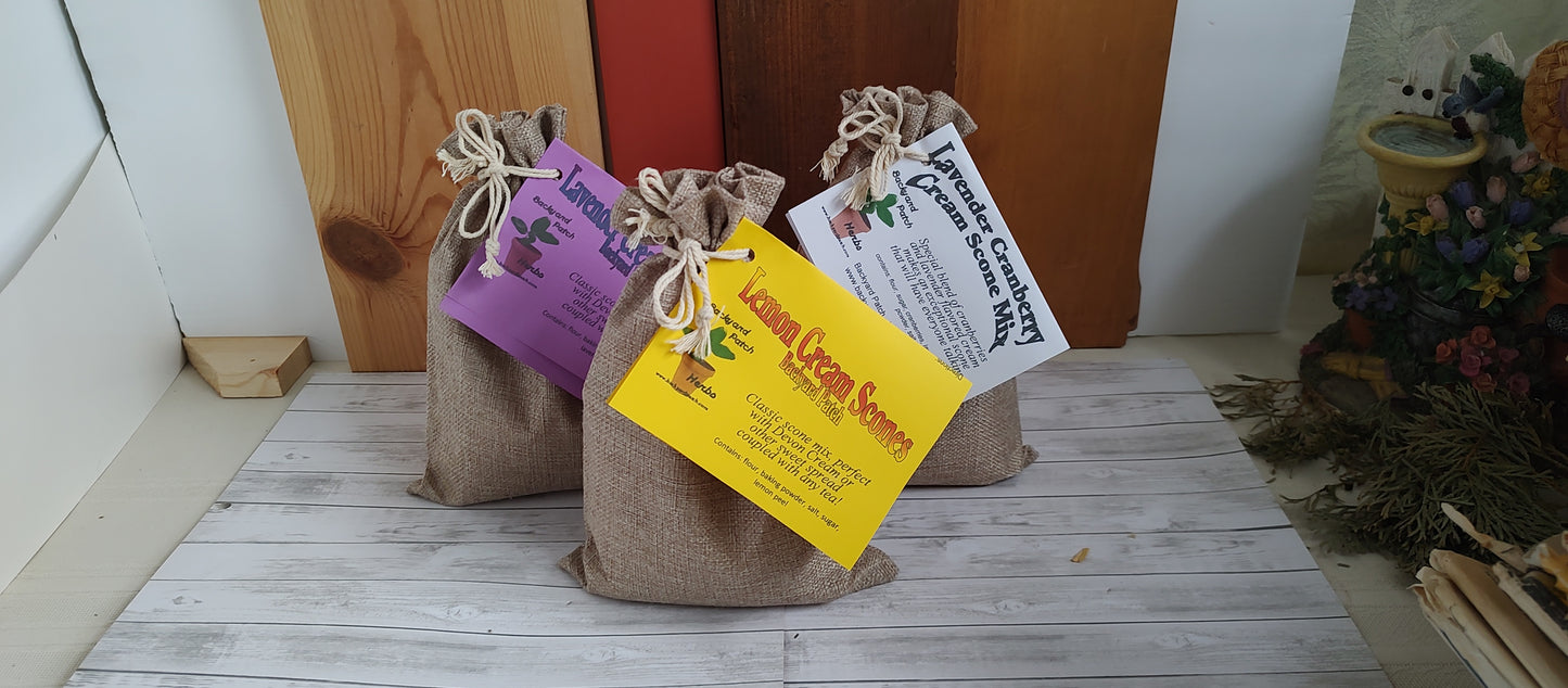 Set of 3 Dry Herb Flavored Scone Mixes up to 3 dozen scones