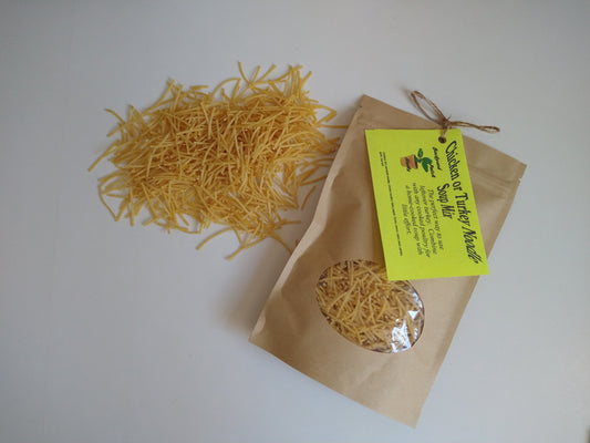 Chicken Noodle Dry Soup Mix, Gourmet dry soup mix, hand-blended, salt-free, dry soup mix
