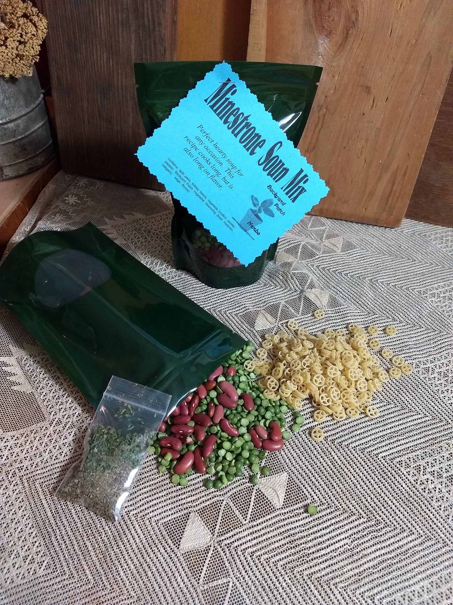 Minestrone Soup Mix | Gourmet dry soup mix | organic | Backyard Patch Herbs