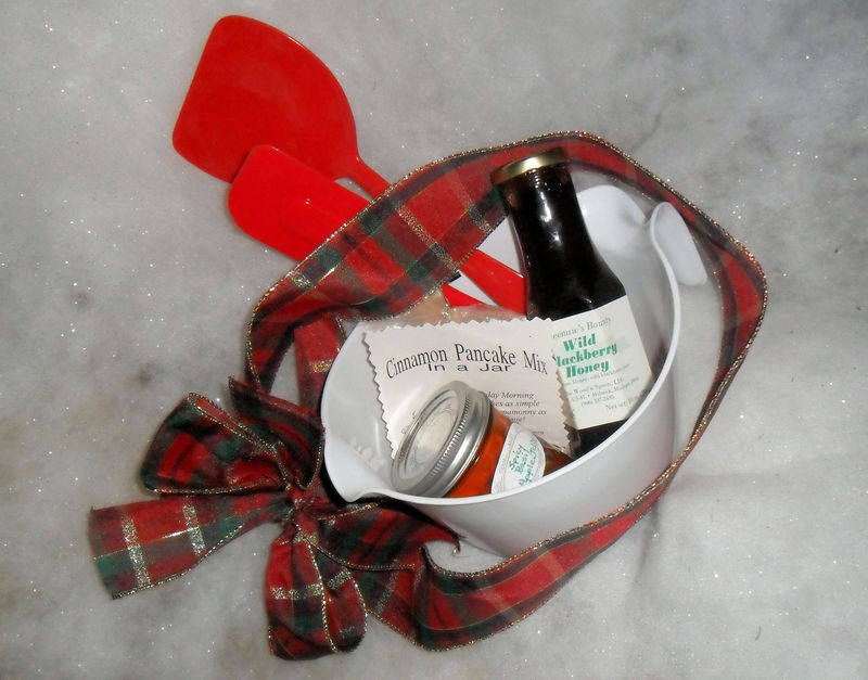 Cinnamon Pancake Breakfast Basket Gift in a Batter Bowl