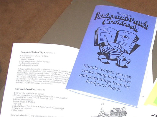 Herb Cookbook by Marcy Lautanen-Raleigh of Backyard Patch Herbs