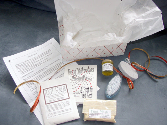 Gift Box Home Herbal Pedicure In-A-Box