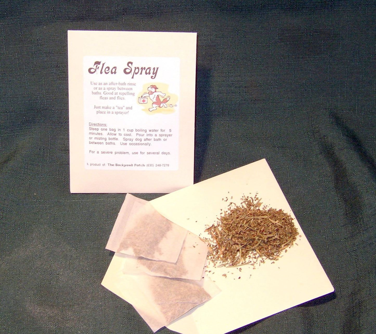 Herbal Flea Repellant Spray, for cats and dogs, chemical-free