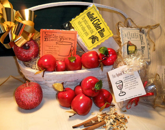 Halloween Mulled and Spiced Cider Blends, four different recipes, cinnamon, allspice, ginger, spiced wine