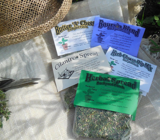 Flavored Butter or Cream Cheese Mix-ins Gift Set, dry herb seasoning blend, herb mix, cheese spread