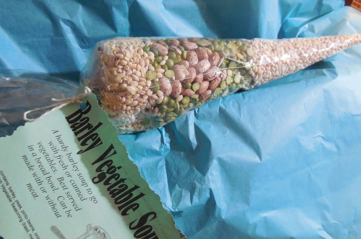 Barley Vegetable Soup Mix, Gourmet dry vegan soup mix, hand-blended, clean food, dry soup mix