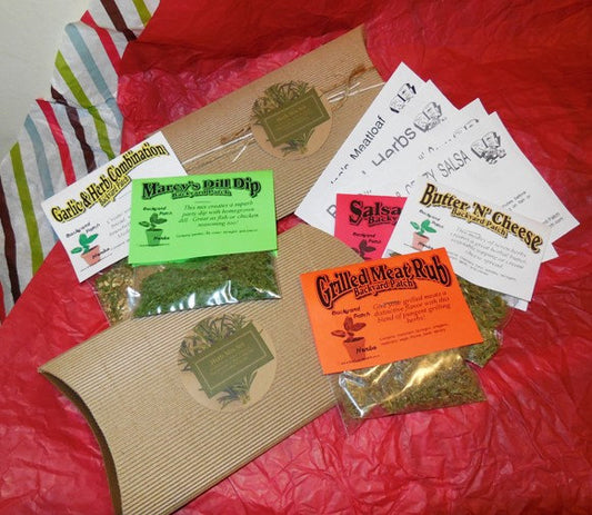 Grilling Blends collection Set of 5 dry Herb Seasoning Blends, decorative box