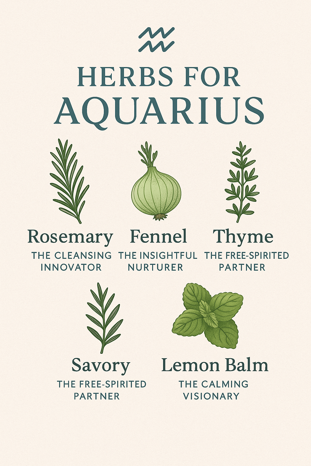 Zodiac Cooking and Tea Blend for Aquarius (January 20 to February 18)