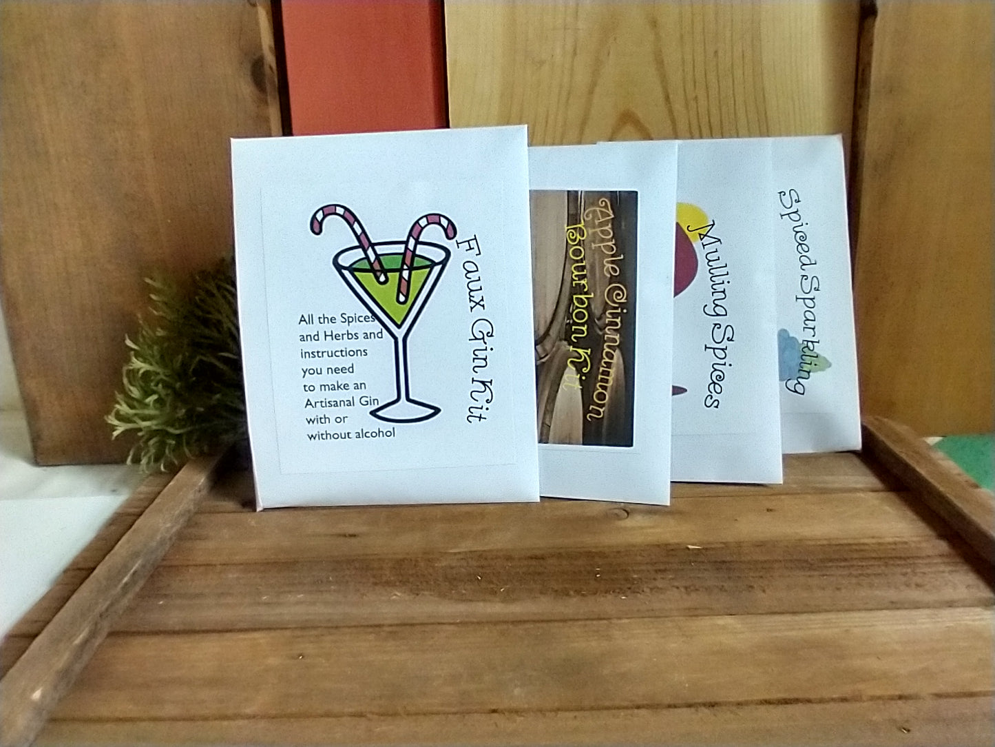 DIY Cocktail/ Mocktail Kits, make flavored bourbon, cider, tea and wine at home, craft artisanal cocktails, herbed simple syrup, mulled wine