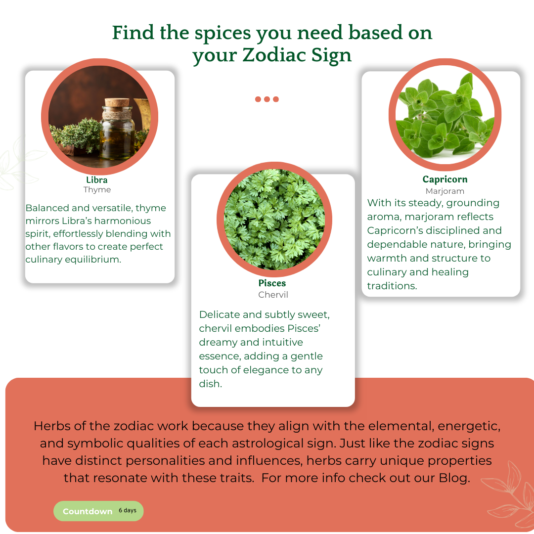 Zodiac Cooking and Tea Blend for Pisces (February 19 to March 20)