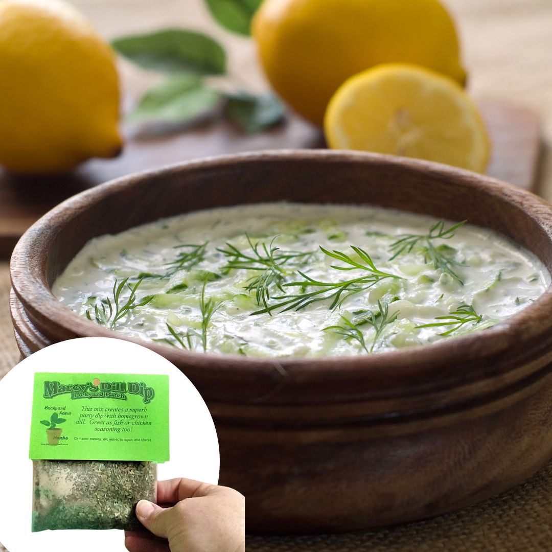 Dill Dip Mix Herb Blend for Cooking, Hand-blended salt-free dry HERB MIX