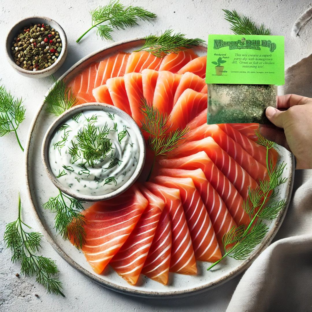 Dill Dip Mix Herb Blend for Cooking, Hand-blended salt-free dry HERB MIX