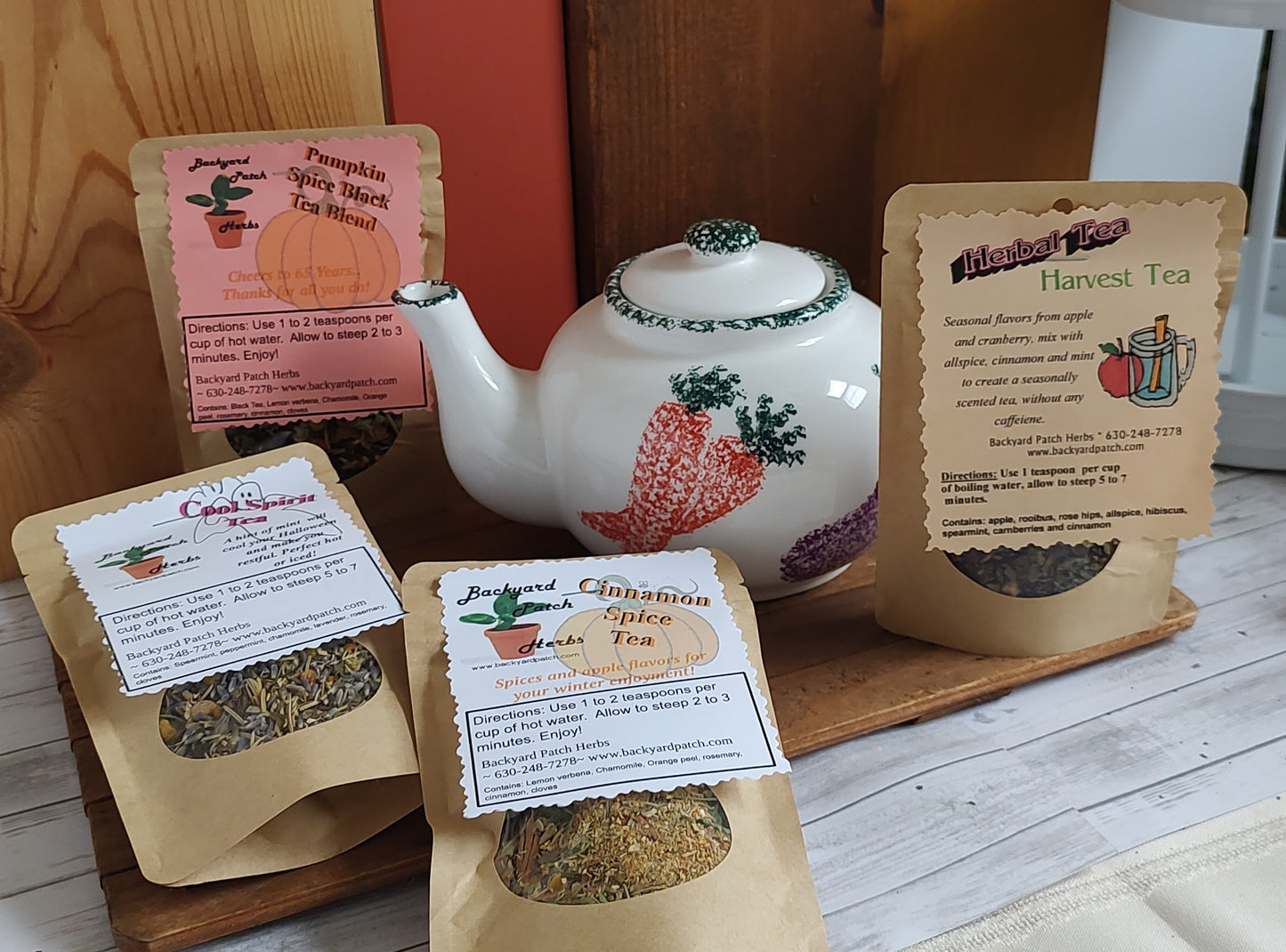 Cool Spirit Spooky Season / Halloween Loose Herbal Tea, mint, lavender, chamomile, cloves
