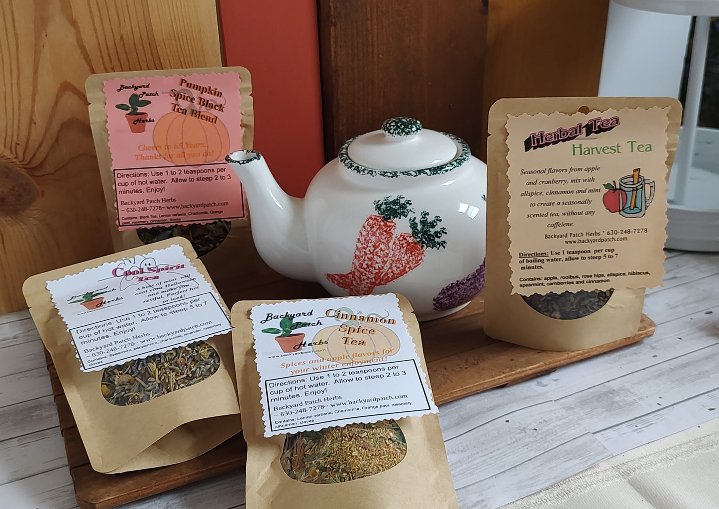 Autumn Harvest Tea, fruit, spice and flower loose tea