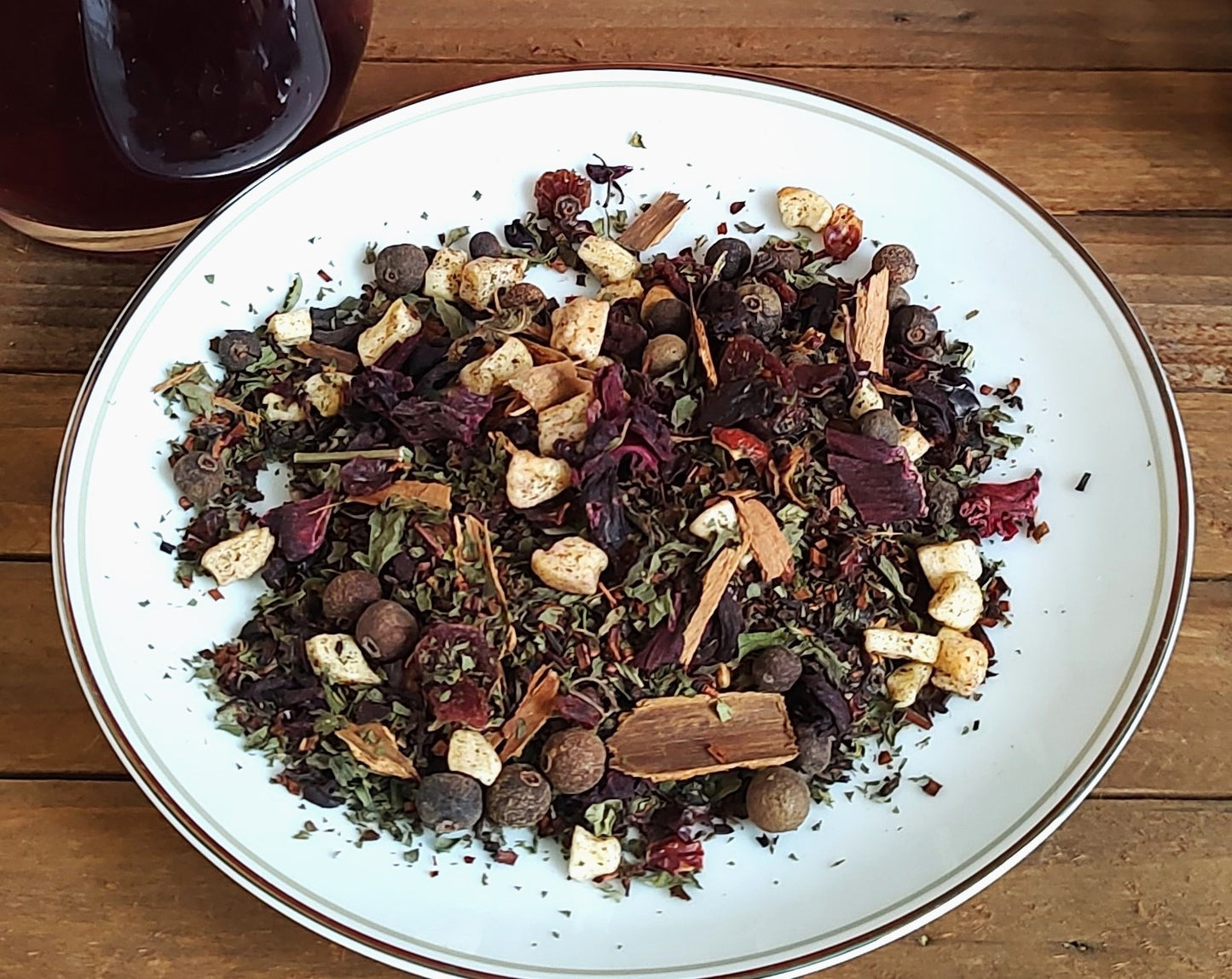 Autumn Harvest Tea, fruit, spice and flower loose tea