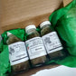 Set of three herb seasoning jars in a box, group gift