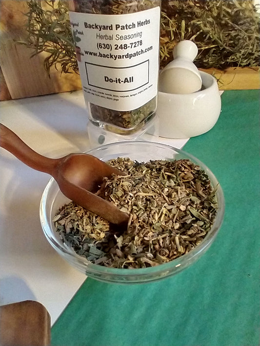 Do-It-All Seasoning, an everything Salt-Free Herb Seasoning Blend with no preservatives