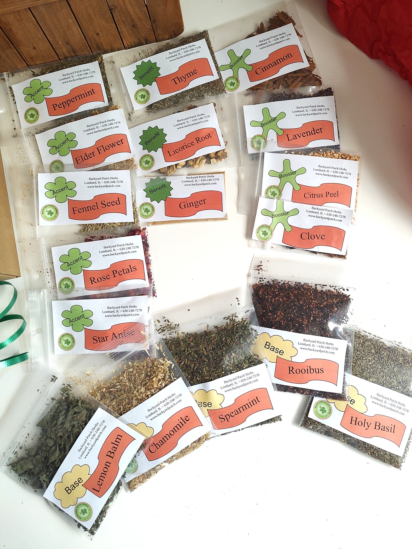 DIY Herb Tea Making Kit, all you need to craft your own tea!