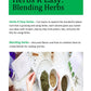 Book Pre-order - Blending Herbs - Herbs R Easy series by Marcy Lautanen-Raleigh