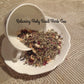 Relaxation Holy Basil Loose Herbal Tea, Tulsi, lavender, hibiscus, lemon balm, mint, rosehips, caffeine free, organic herb tea, lemon grass