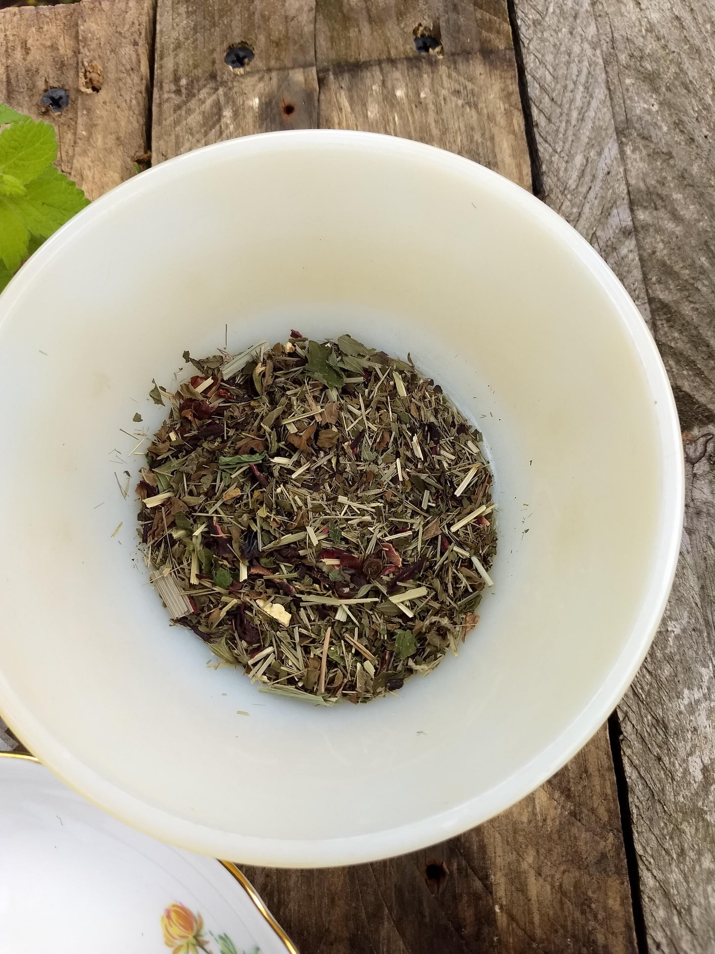 Relaxation Holy Basil Loose Herbal Tea, Tulsi, lavender, hibiscus, lemon balm, mint, rosehips, caffeine free, organic herb tea, lemon grass