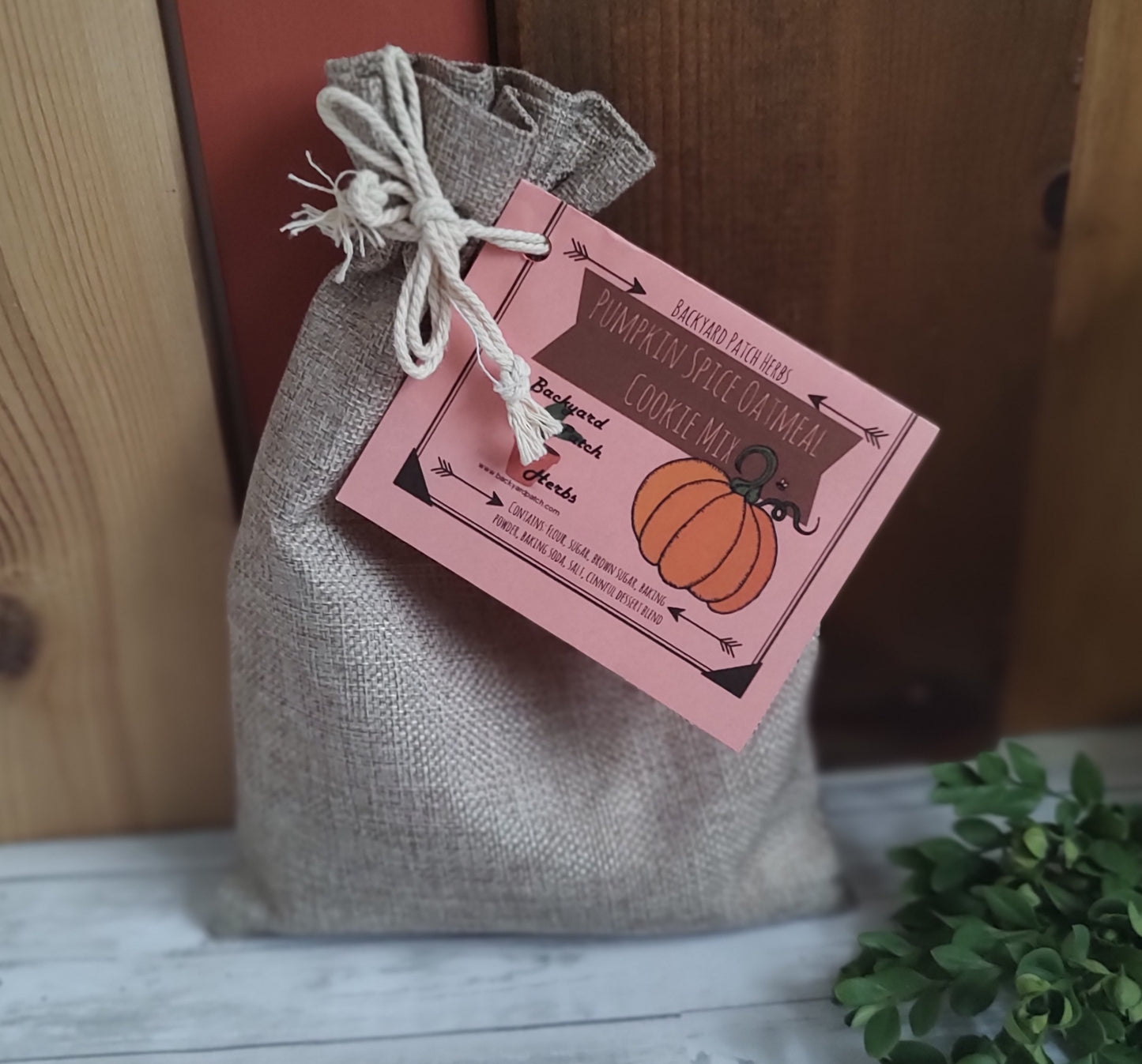 Pumpkin Spice Cookie Mixes, Oatmeal cookies with spices along with raisins or cranberries, you choose