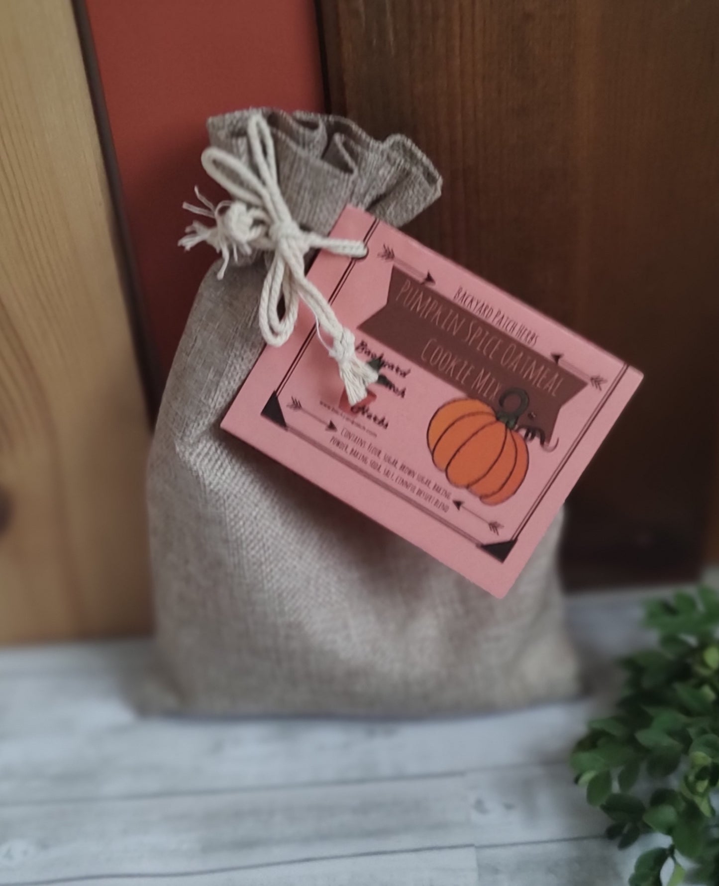 Pumpkin Spice Cookie Mixes, Oatmeal cookies with spices along with raisins or cranberries, you choose