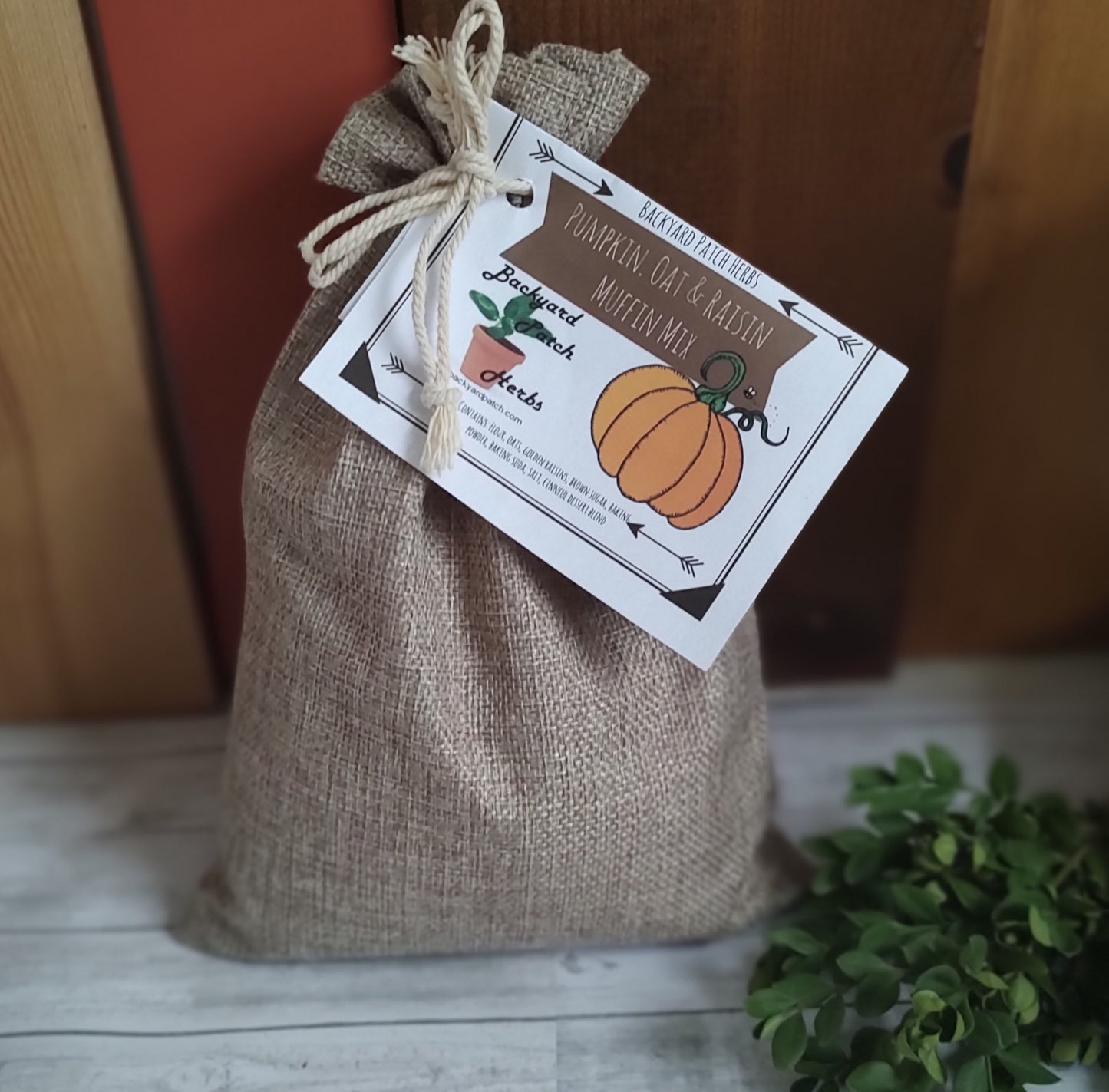 Dry Muffin Mixes, buyer's choice, many flavors, herb-infused, makes 12 muffins. Pumpkin Spice, Lemon, Poppy Seed