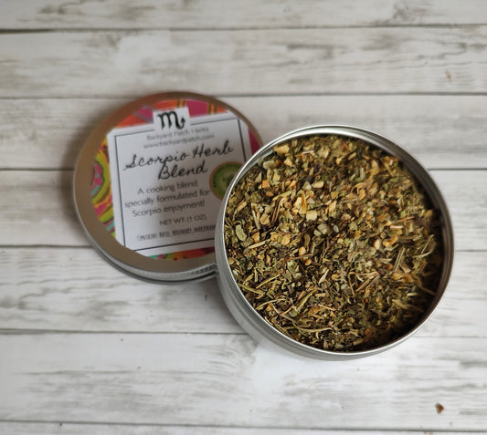 Zodiac Cooking and Tea Blend Scorpio (October 23 to November 21)