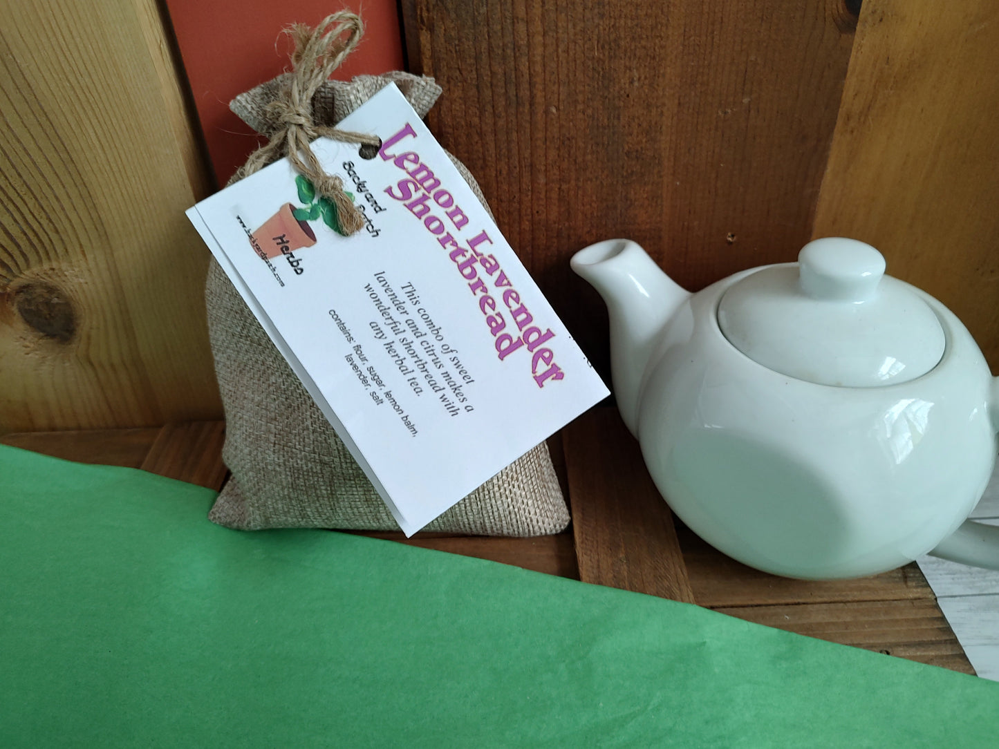 Shortbread Mix Set, Gift set of three (3) Dry Herb Flavored Shortbread Mixes