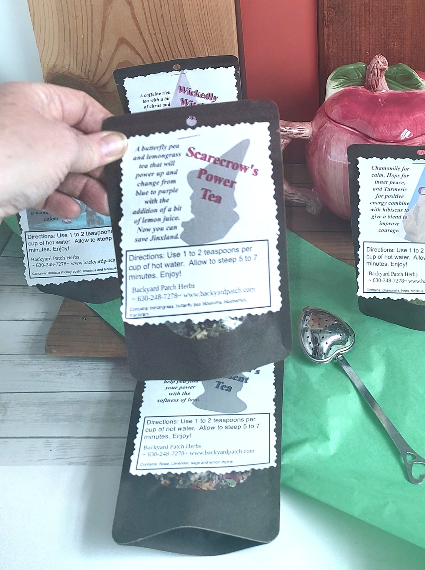 Wizard of Oz themed teas; Ruby Slippers, Wickedly Witchy and more