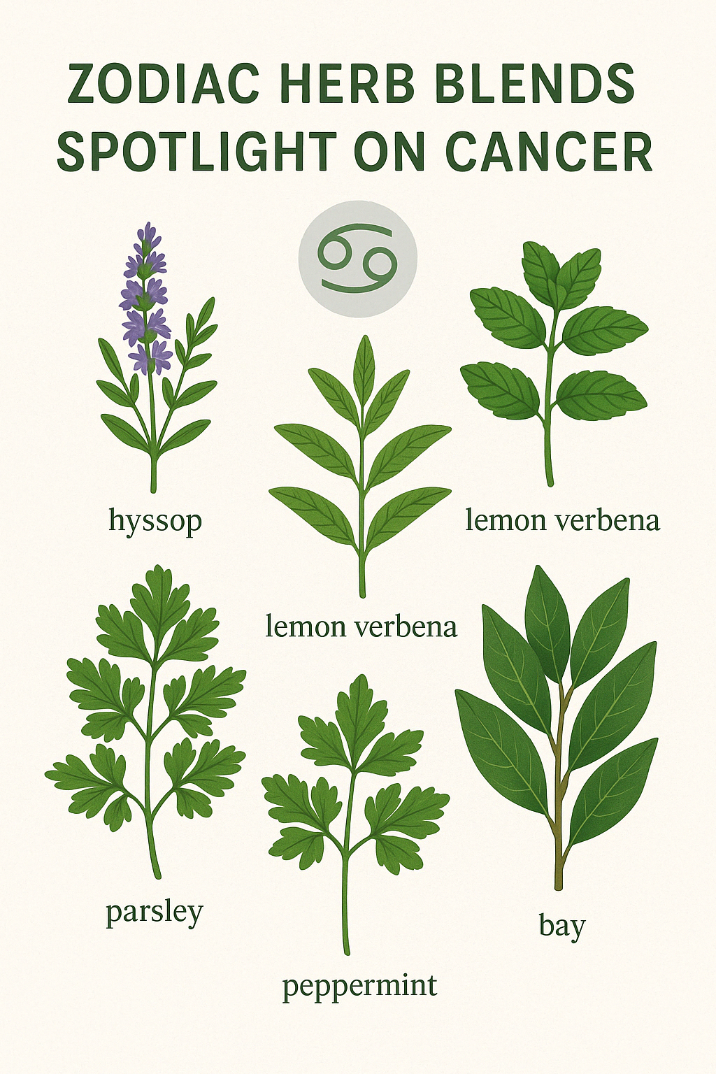 Zodiac Cooking and Tea Blend for the sign of Cancer (June 21 to July 22)