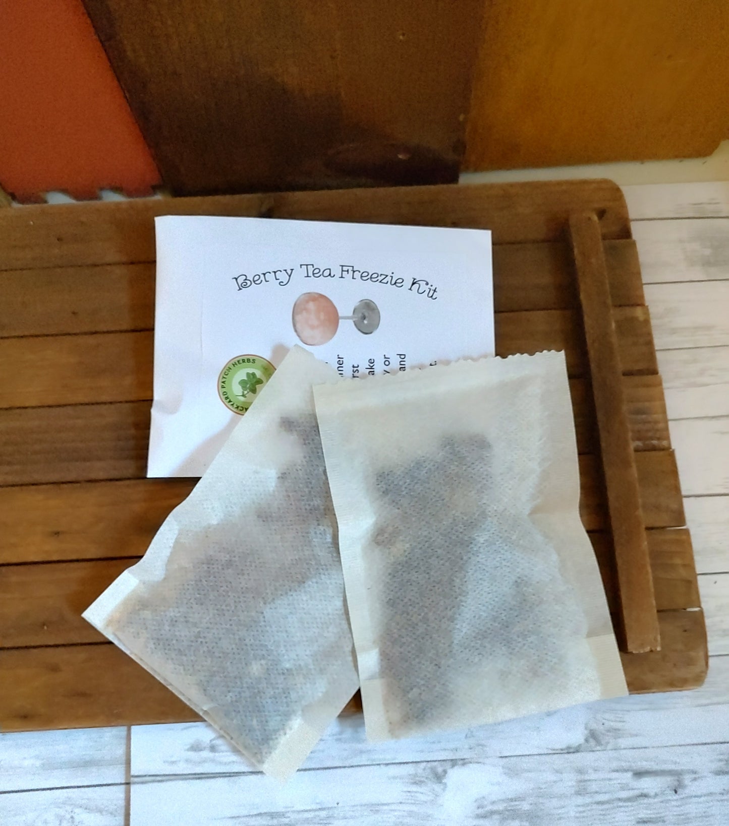 Cocktail / Mocktail Kit Berry Herb Tea Freezie - slushy summer drink kit with full instructions