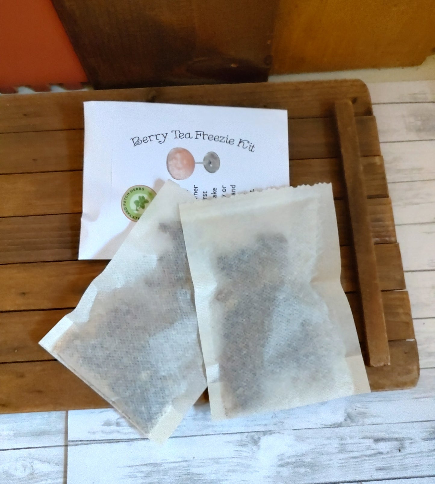 Cocktail / Mocktail Kit Berry Herb Tea Freezie - slushy summer drink kit with full instructions