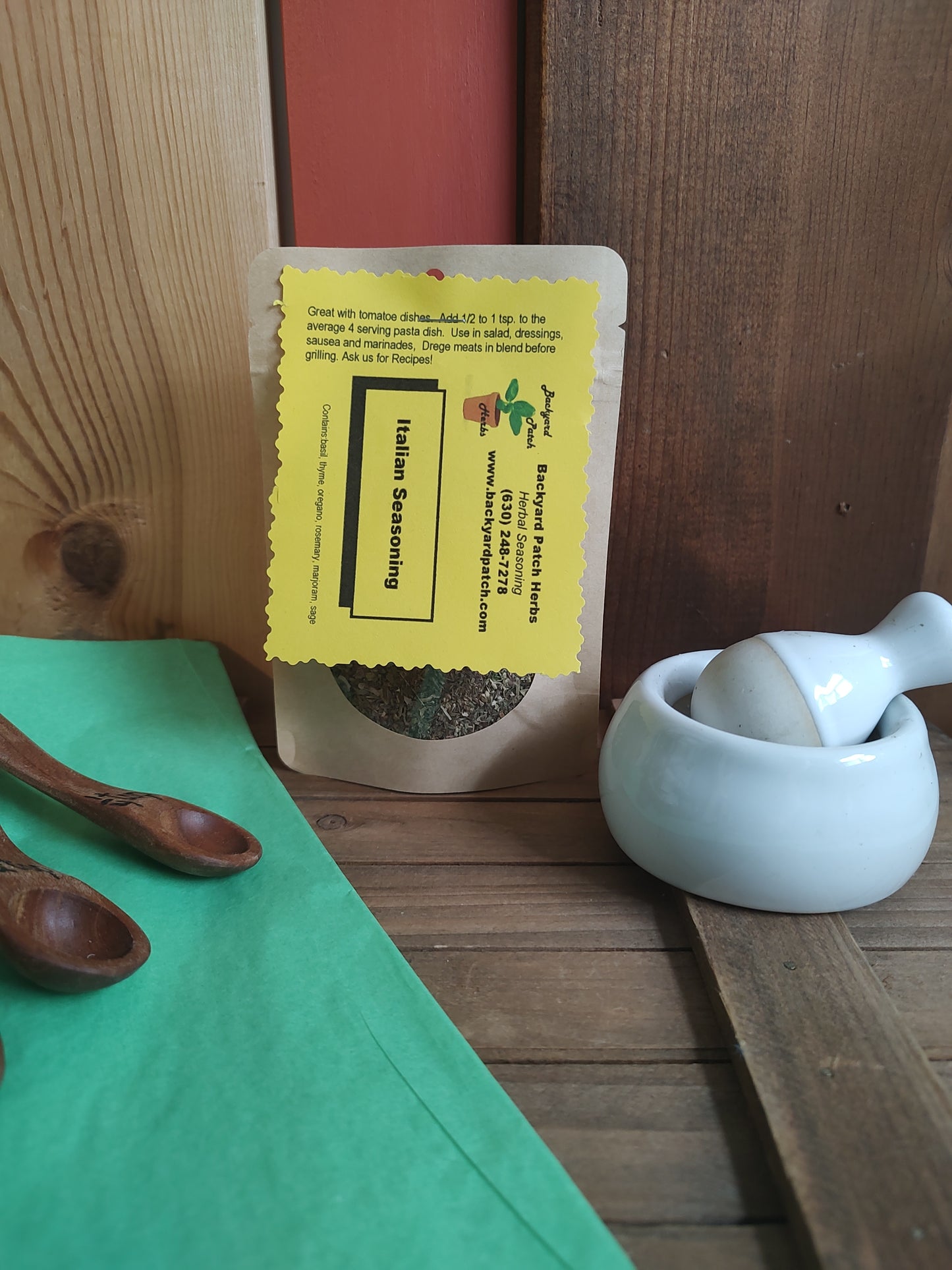 Italian Seasoning, Salt-Free Herb Seasoning Blend with no preservatives