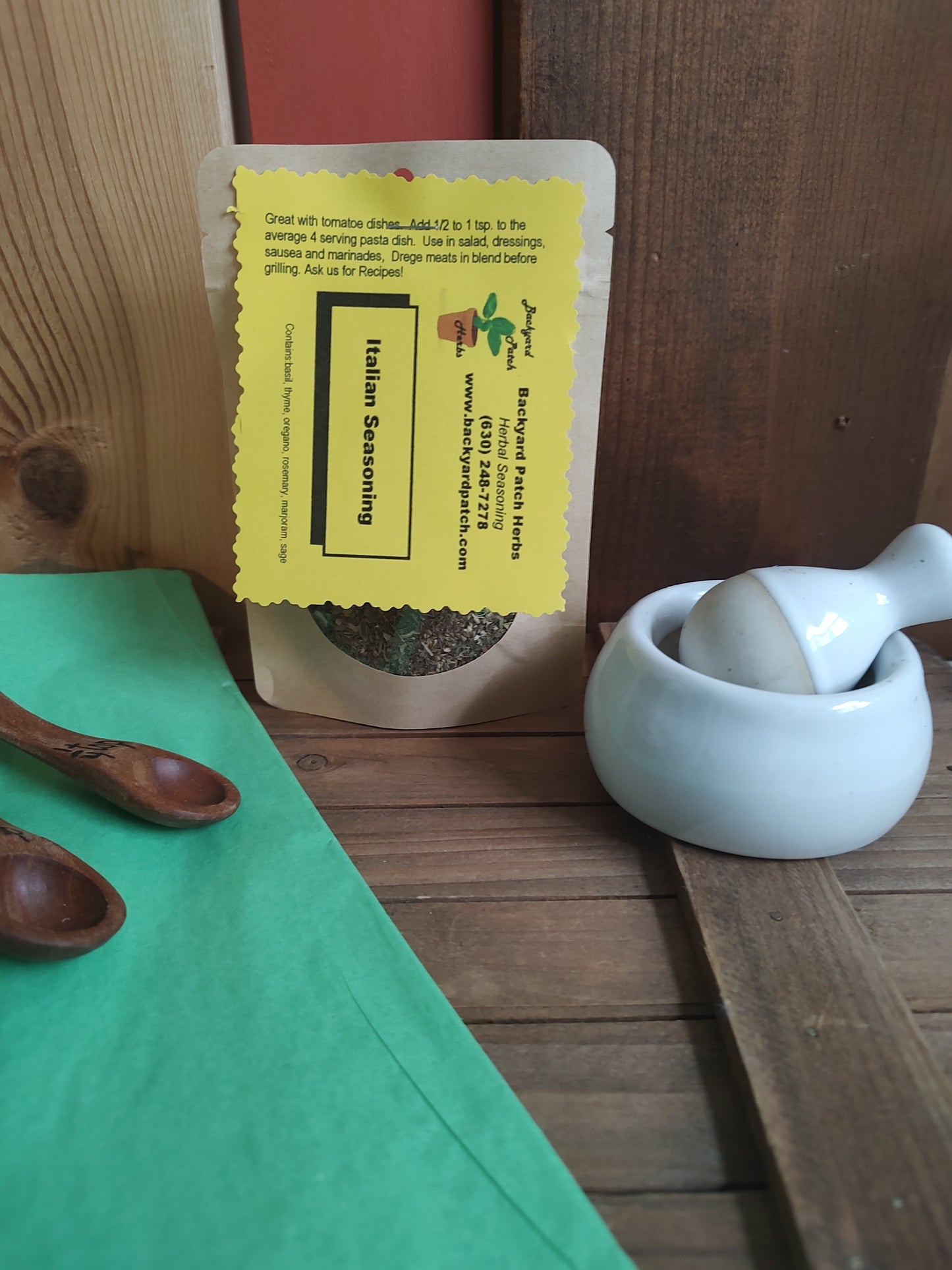 Italian Seasoning, Salt-Free Herb Seasoning Blend with no preservatives
