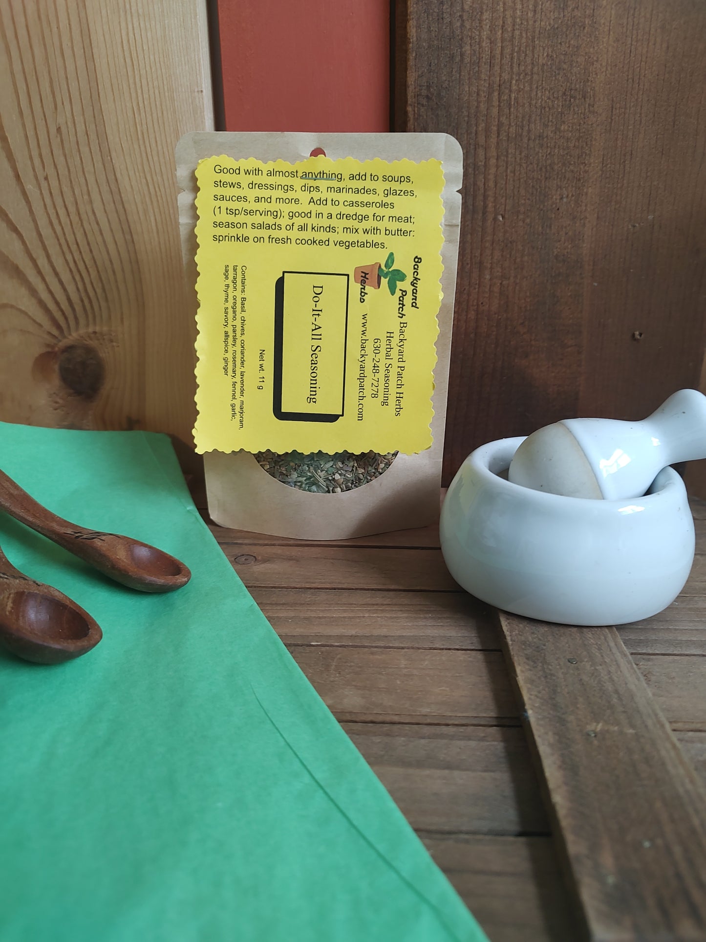 Do-It-All Seasoning, an everything Salt-Free Herb Seasoning Blend with no preservatives
