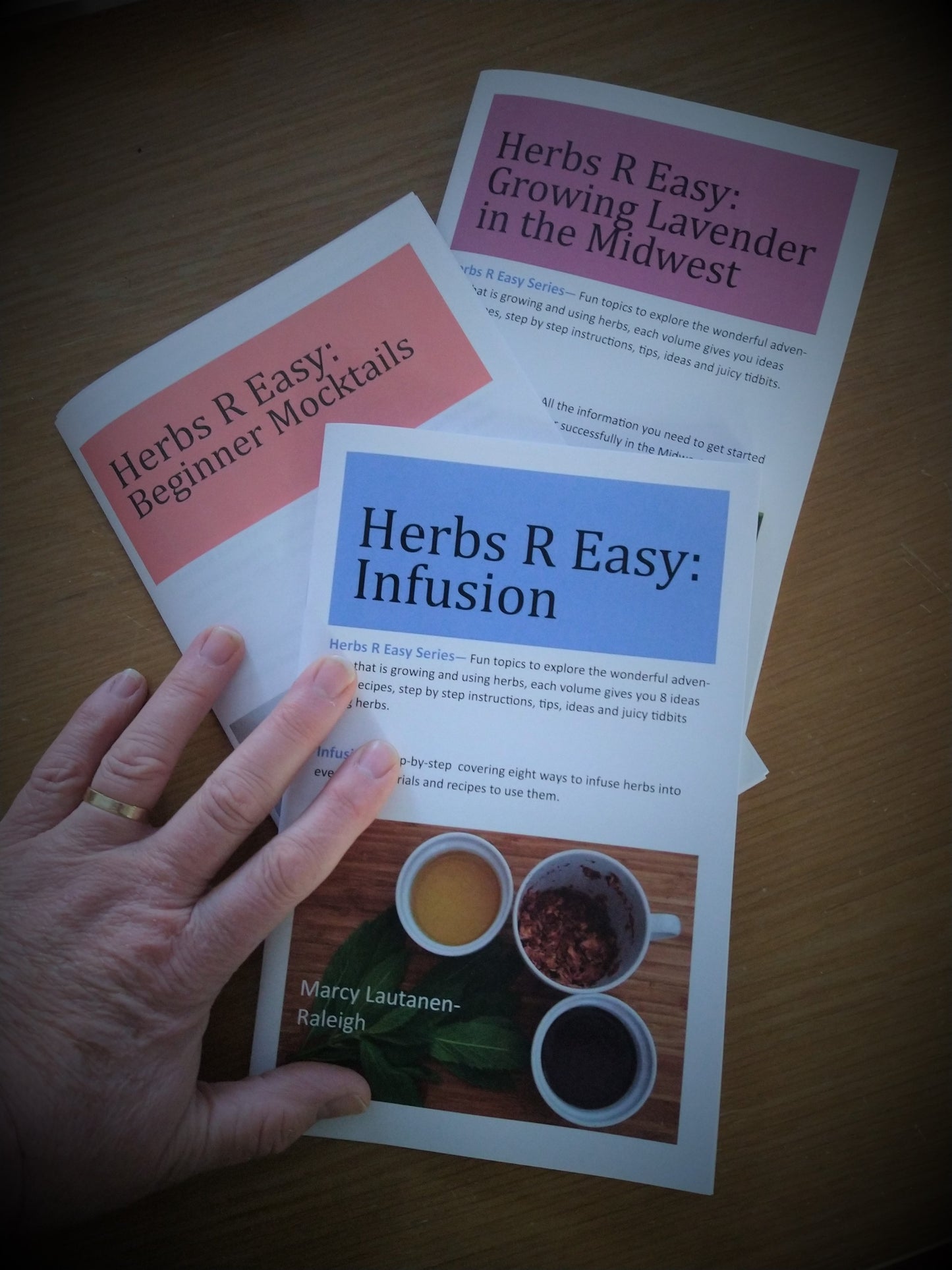 Beginner Mocktails - Herbs R Easy series by Marcy Lautanen-Raleigh