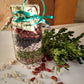 Jar Soup Mixes, Good Luck Soup, Heart & Harvest Soup, 5 Bean Soup or Pasta Fazuul soup mix in a Mason Jar