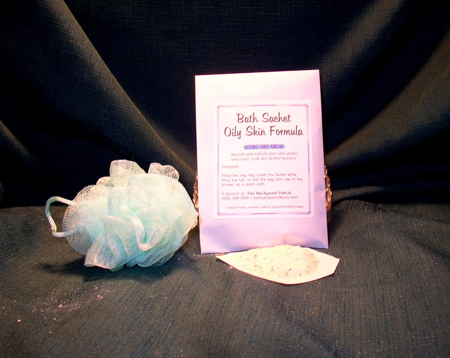 Herb infused Bath Bags, Bath Sachets, Tranquil bath, Shower Bags
