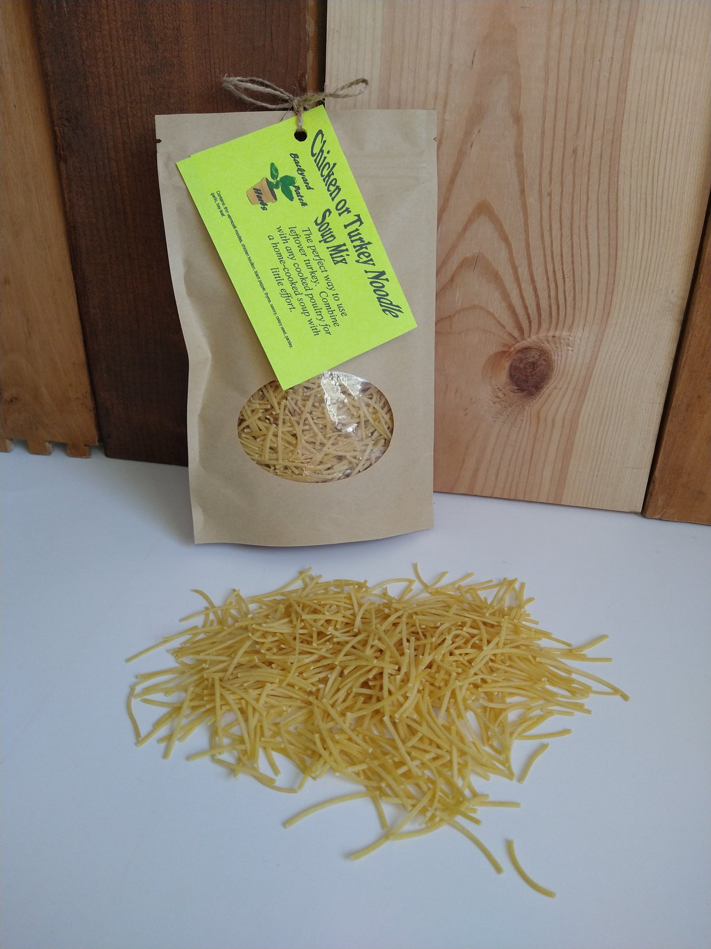 Chicken Noodle Dry Soup Mix, Gourmet dry soup mix, hand-blended, salt-free, dry soup mix