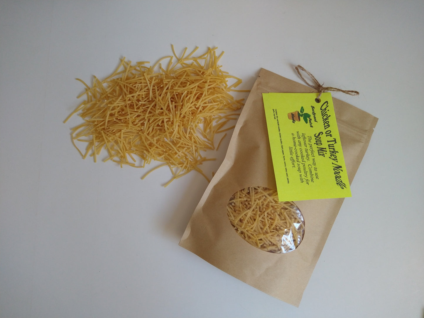 Chicken Noodle Dry Soup Mix, Gourmet dry soup mix, hand-blended, salt-free, dry soup mix