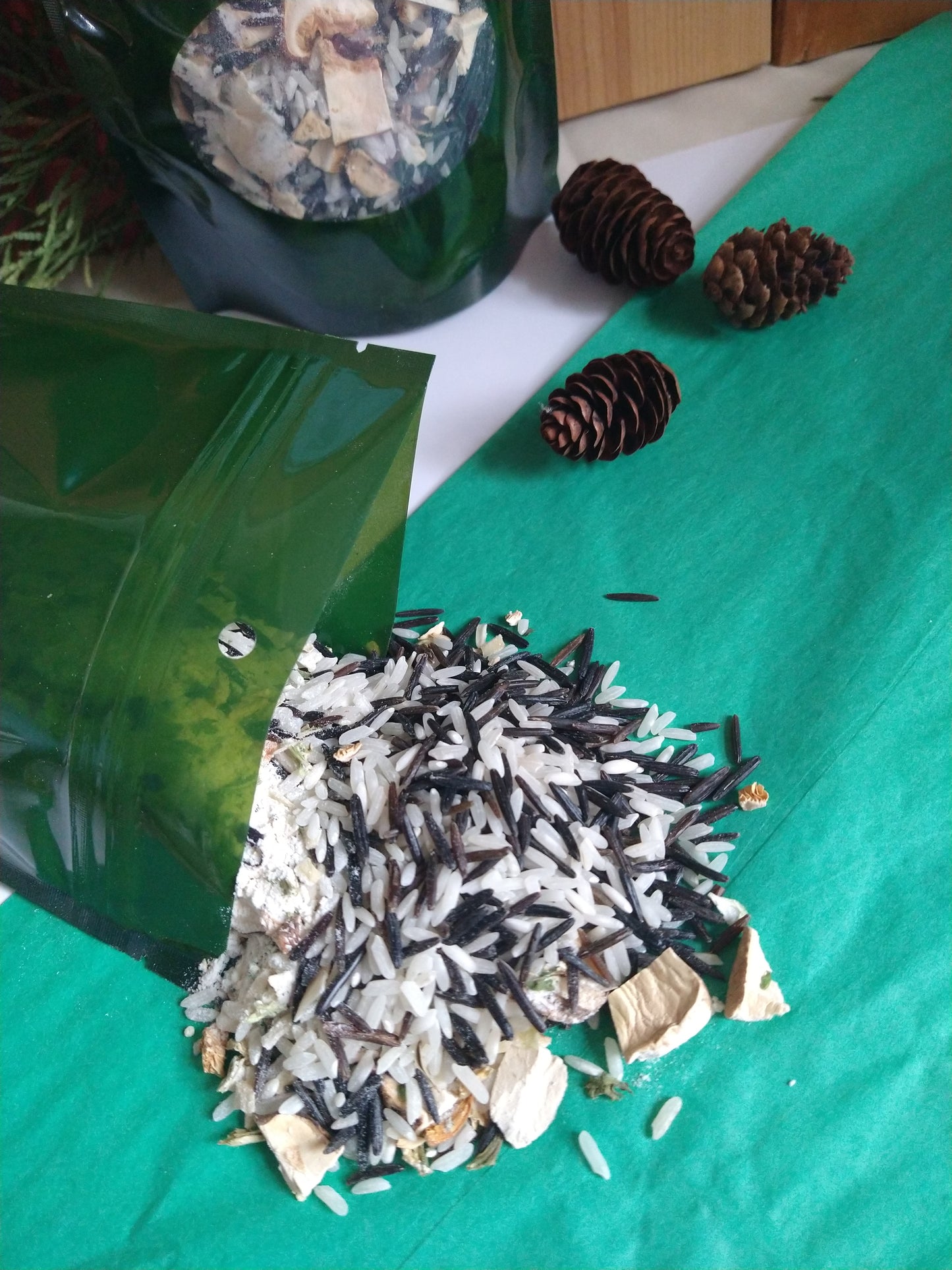 Creamy Wild Rice and Mushroom Soup Mix, Gourmet dry soup mix, hand-blended, salt-free, dry soup mix