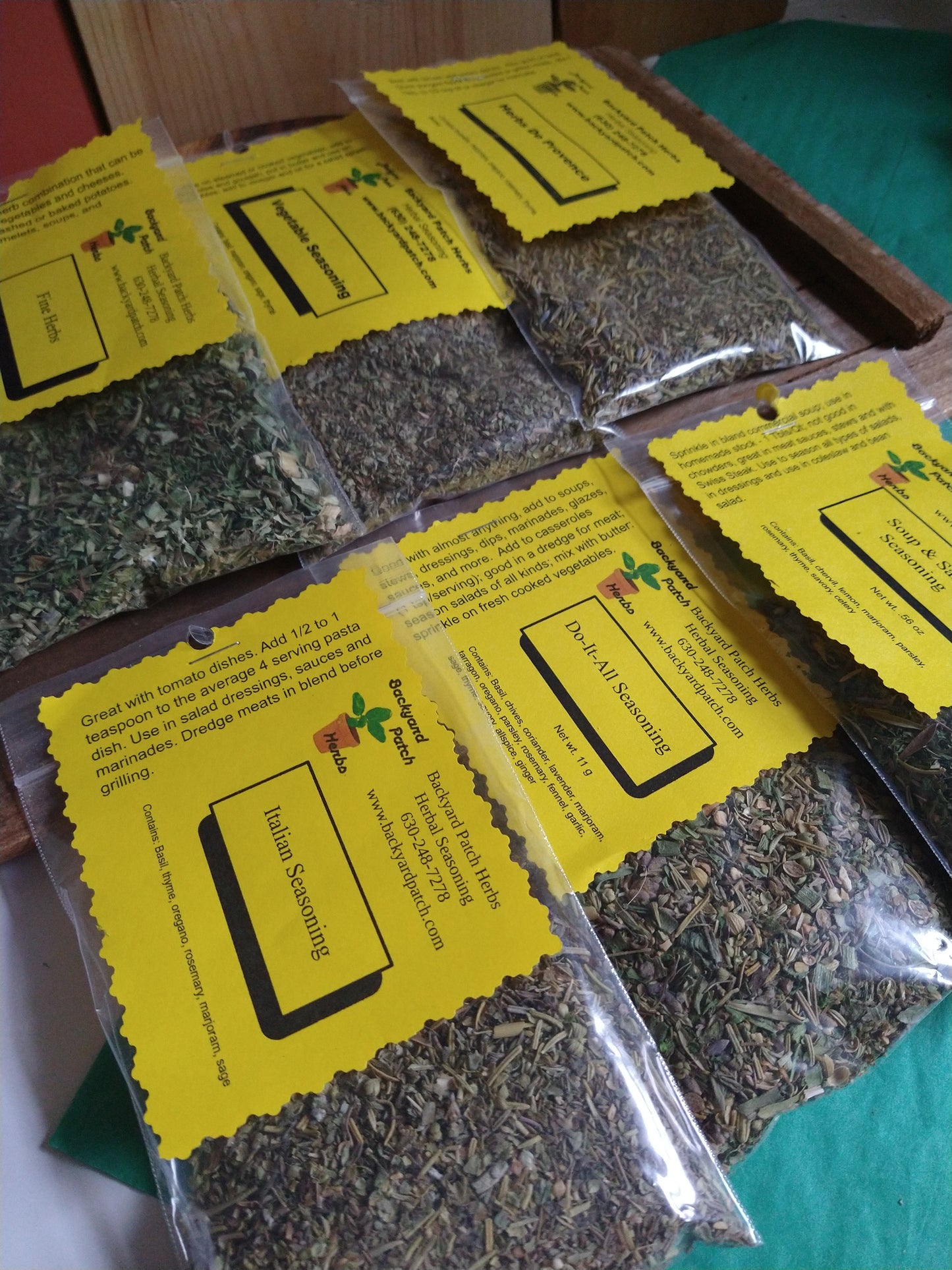 Fine Herbs and Herbs de Provence, Salt-Free Herb Seasoning Blends with no preservatives