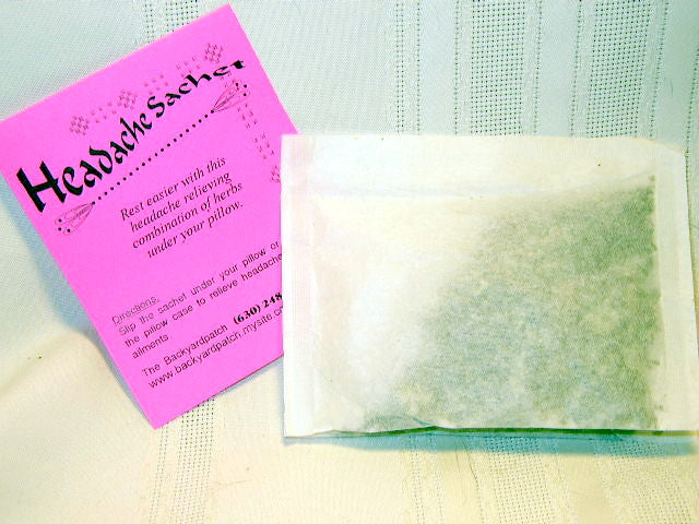 Headache Reducing Pillow Sachet, aroma herbs for relaxation