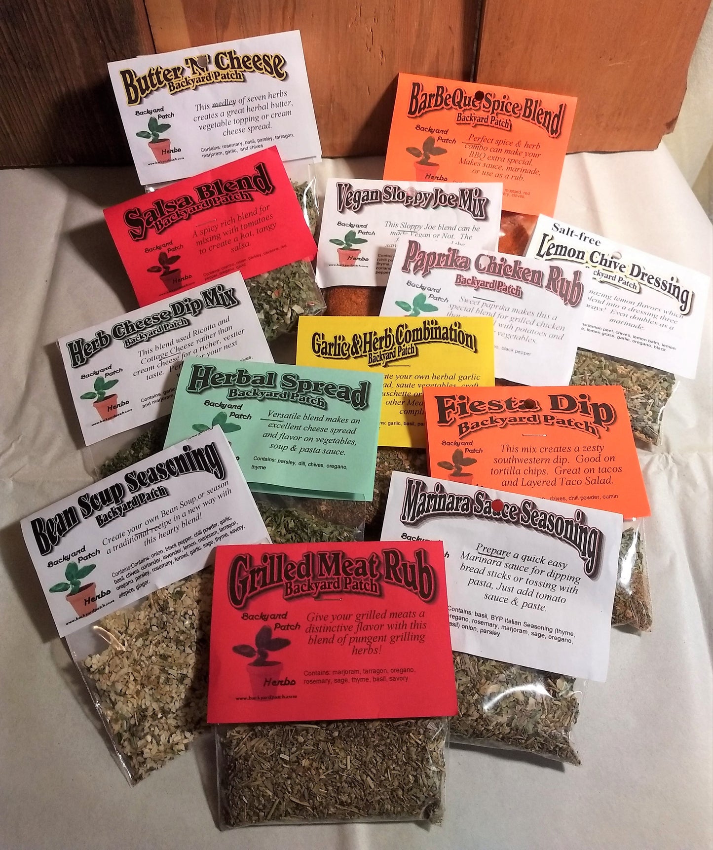 Bar-B-Que Spice Blend, salt-free barbecue sauce mix, dry meat rub or marinade