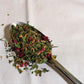 Holiday Tea Blend, Holiday Holy Basil Tea, Tulsi Tea, Lemon Balm, Elderflower, Rose petals