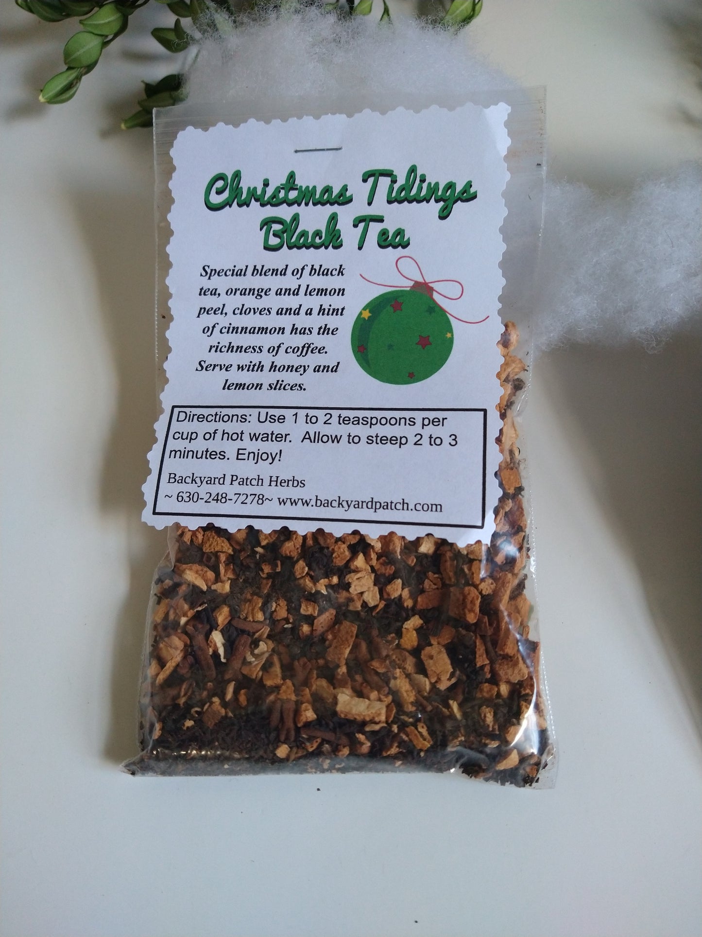 Holiday Theme Limited Edition Herb flavored Teas - Christmas, Chanukah, Kwansaa and more