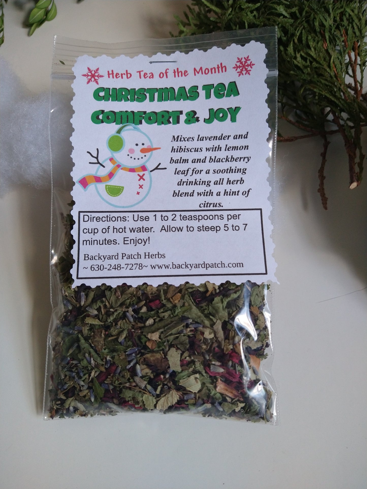 Holiday Theme Limited Edition Herb flavored Teas - Christmas, Chanukah, Kwansaa and more